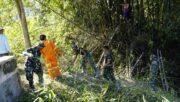 Rawat Ekosistem Alam: Satgas TMMD 129 Bojonegoro bersama Masyarakat Bersihkan Bantaran Sungai Kesongo