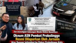 Kasus Dugaan Pelecehan Profesi Wartawan Oleh Oknum ASN Pemkot Resmi Dilaporkan ke Polres Probolinggo Kota