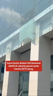 Kaca Gedung BGN Retak hingga Pecah, Polisi Sebut Dipicu Perbedaan Temperatur