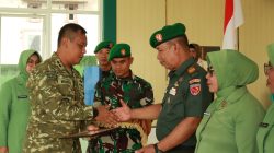 Penuh Haru, Dandim 1505/Tidore Beri Penghargaan kepada Prajurit Purna Bakti dan Pindah Satuan