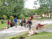 TMMD Ke-129 hari ke 2 (dua) TA 2026 Pembuatan Jalan Cor di Kampung Sesor, Tingkatkan Akses dan Kesejahteraan Masyarakat