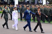 Panglima TNI Hadiri Upacara Prasetya Perwira (Praspa) TNI dan Polri Tahun 2026 di Istana Negara