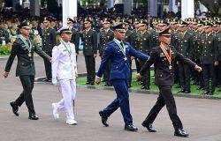 Panglima TNI Hadiri Upacara Prasetya Perwira (Praspa) TNI dan Polri Tahun 2026 di Istana Negara