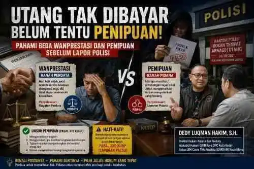 Gagal Bayar Bukan Berarti Penipu, Dedy Luqman Hakim Ungkap Kesalahan Fatal yang Sering Dilakukan Masyarakat
