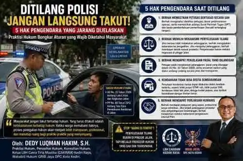 Ditilang Polisi? Jangan Panik! Ini Hak-Hak Anda Menurut Hukum yang Sering Tidak Diketahui Masyarakat