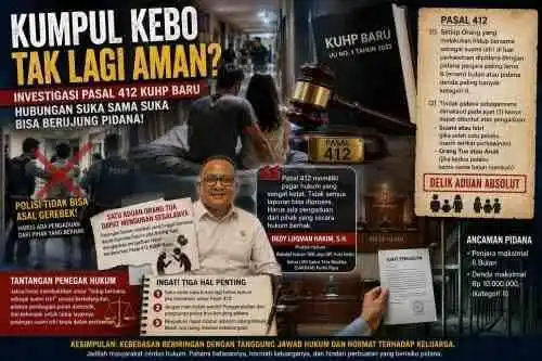Dulu Dianggap Urusan Privat, Kini Bisa Dipenjara: Fakta Mengejutkan Pasal 412 KUHP Baru