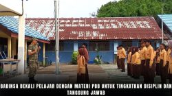 Babinsa Bekali Pelajar Dengan Materi PBB Untuk Tingkatkan Disiplin Dan Tanggung Jawab