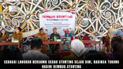 Sebagai Langkah Bersama Cegah Stunting Sejak Dini, Babinsa Tukung Hadiri Rembug Stunting