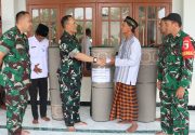 Kepedulian Tanpa Batas: Tim Wasev TMMD 129 Bojonegor Salurkan Bantuan Karpet Tempat Ibadah
