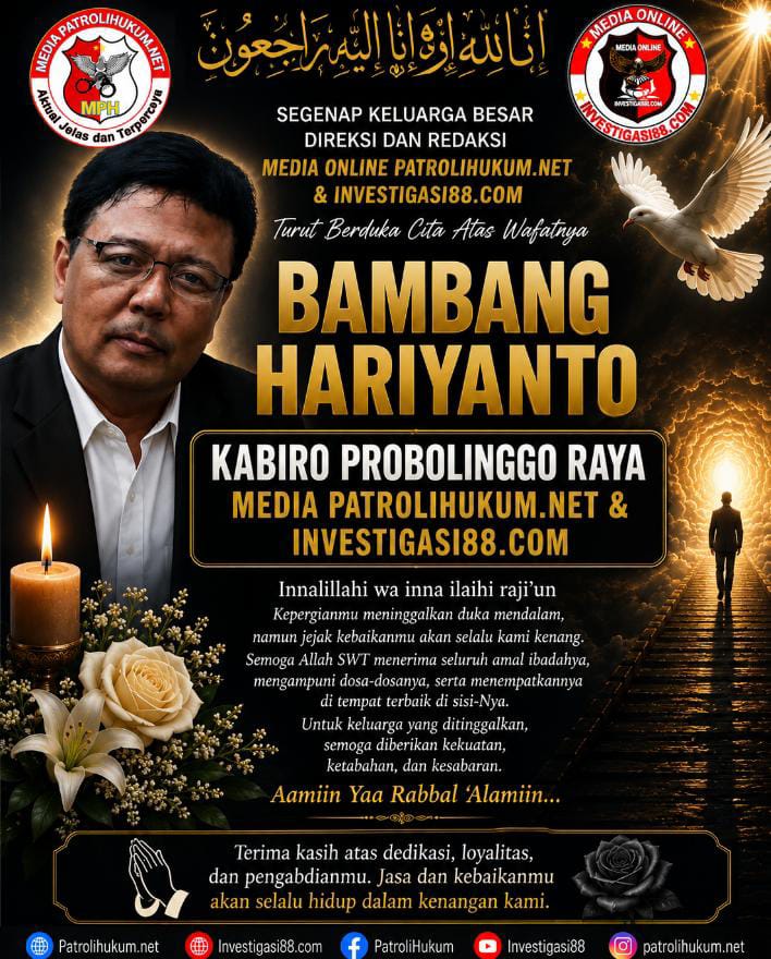 Selamat Jalan Sang Jurnalis dari Patrolihukum.net, Bambang Hariyanto Akan Selalu Hidup dalam Kenangan
