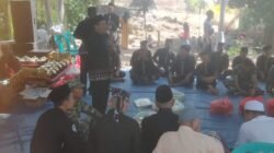 Berbalut Seni Langen Tayub, Danramil Dander Bojonegoro Hadiri Sedekah Bumi di Taman Tirtawana