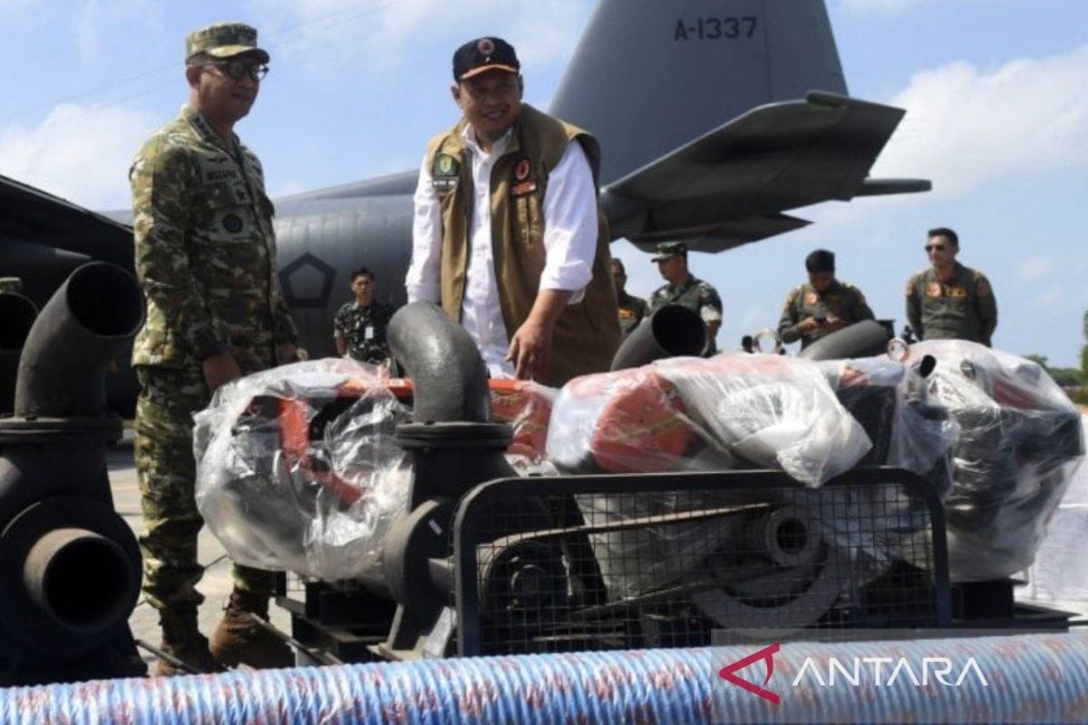 Bantuan Pompa Air untuk Penanganan Karhutla di Kalimantan Timur