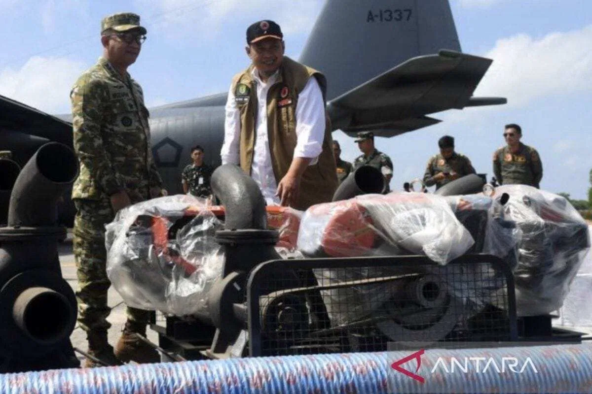Bantuan Pompa Air untuk Penanganan Karhutla di Kalimantan Timur