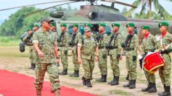 Wapang TNI Tinjau Kesiapan Yonif TP di Sumatera Utara