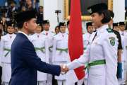 Panglima TNI Hadiri Pengukuhan Paskibraka Tingkat Pusat Tahun 2026