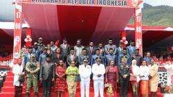 Kodim 1714/Puncak Jaya, Polri dan Pemda Sinergitas Kawal Penuh Upacara HUT RI Ke-81 di Puncak Jaya