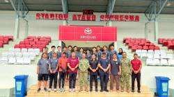Letjen TNI Richard Tampubolon Tinjau Atlet Pelatnas Taekwondo Indonesia di Markas Kopassus