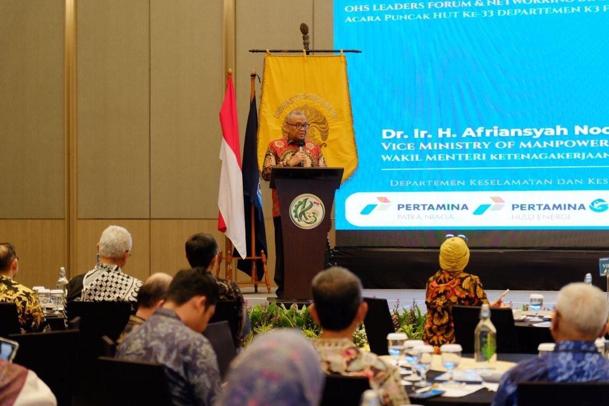 Sorotan Wakil Menteri Ketenagakerjaan Terhadap K3 Nasional