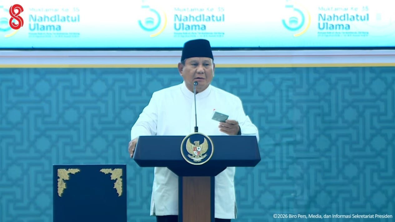 Prabowo Subianto Terima Kartu Anggota Nahdlatul Ulama