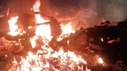 Dua Motor Dibakar Massa di Pejompongan