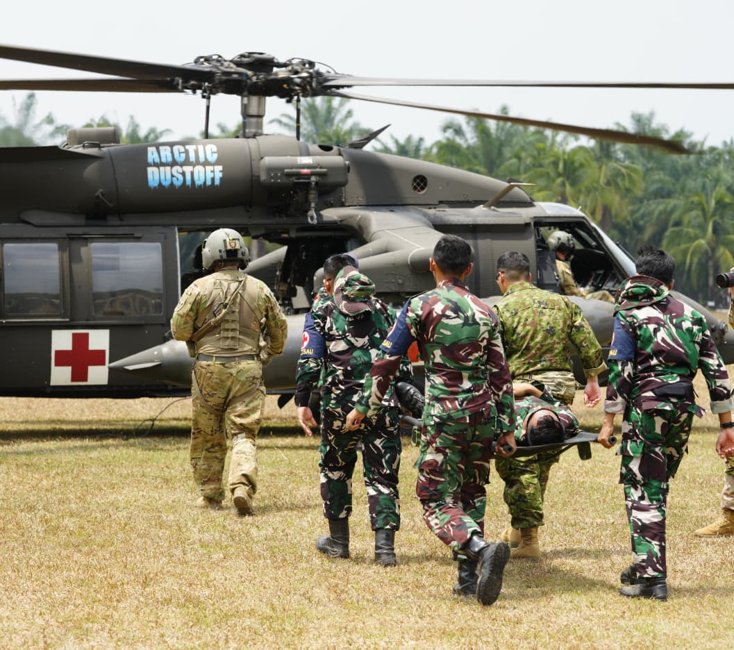 TNI Gelar Air Medevac Dalam Latihan Multinasional SGS 2026 TNI Gelar Air Medevac Dalam Latihan Multinasional SGS 2026