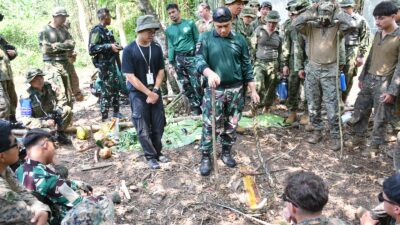 Latgabma Super Garuda Shield 2026 Marfor Lampung Gelar Latihan Menembak Sniper dan Jungle Survival