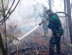 Gambut Jadi Medan Tempur, Satgas Darat Lanud Sjamsudin Noor Pantang Pulang Sebelum Bara Terkendali