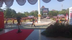 Bersama Sejumlah Pihak Danramil Kraksaan Hadiri Apel Besar Peringatan Hari Pramuka Ke-65