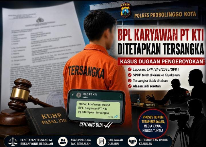 Karyawan PT KTI Disebut Tersangka Dugaan Penganiayaan, Alasan Tak Ditahan Disorot