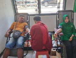 Wujud Kepedulian Sesama, Koramil Padangan Kumpulkan 34 Kantong Darah Bersama PMI Bojonegoro