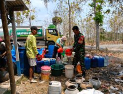 Peduli Kekeringan, Kodim Bojonegoro Salurkan 133 Ribu Liter Air Bersih ke 6 Kecamatan