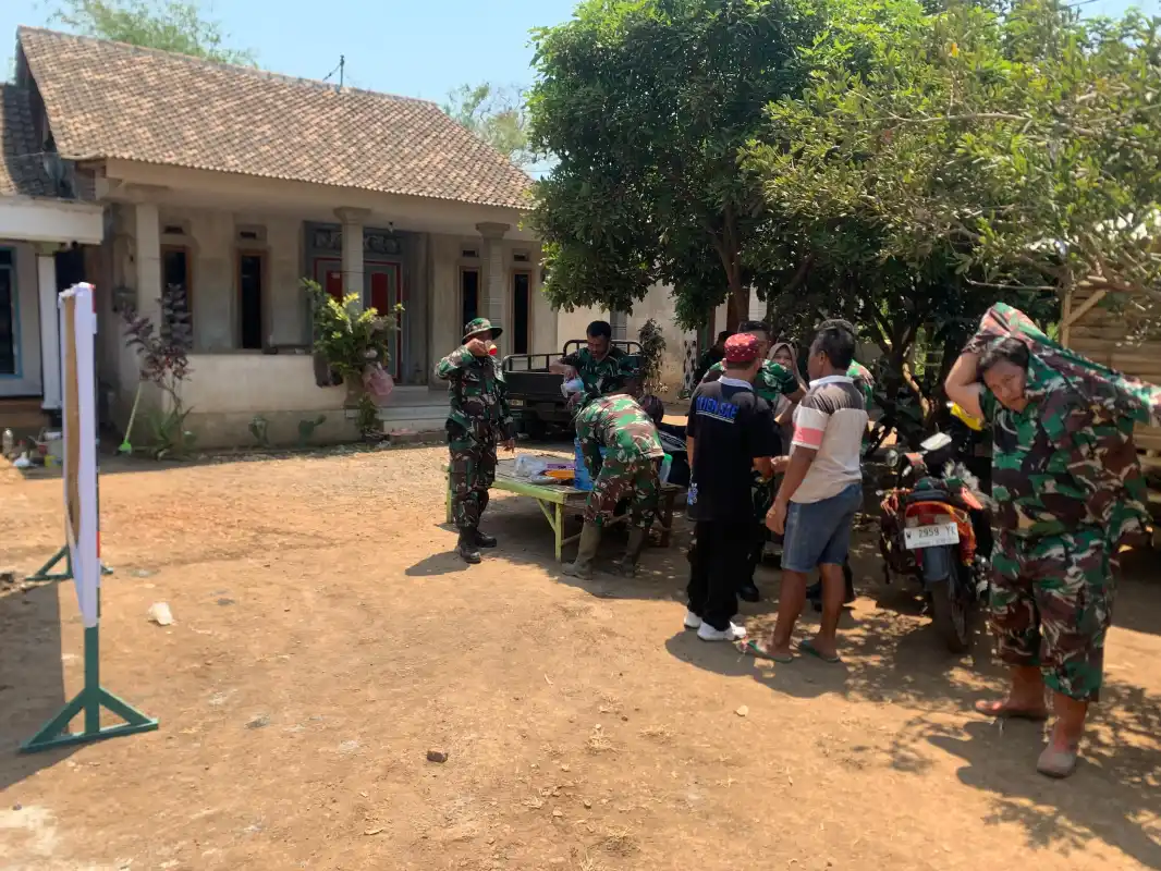 Sambut HUT TNI Ke 81, Kodim Probolinggo Fasilitasi Karya Bakti Renovasi Tempat Ibadah