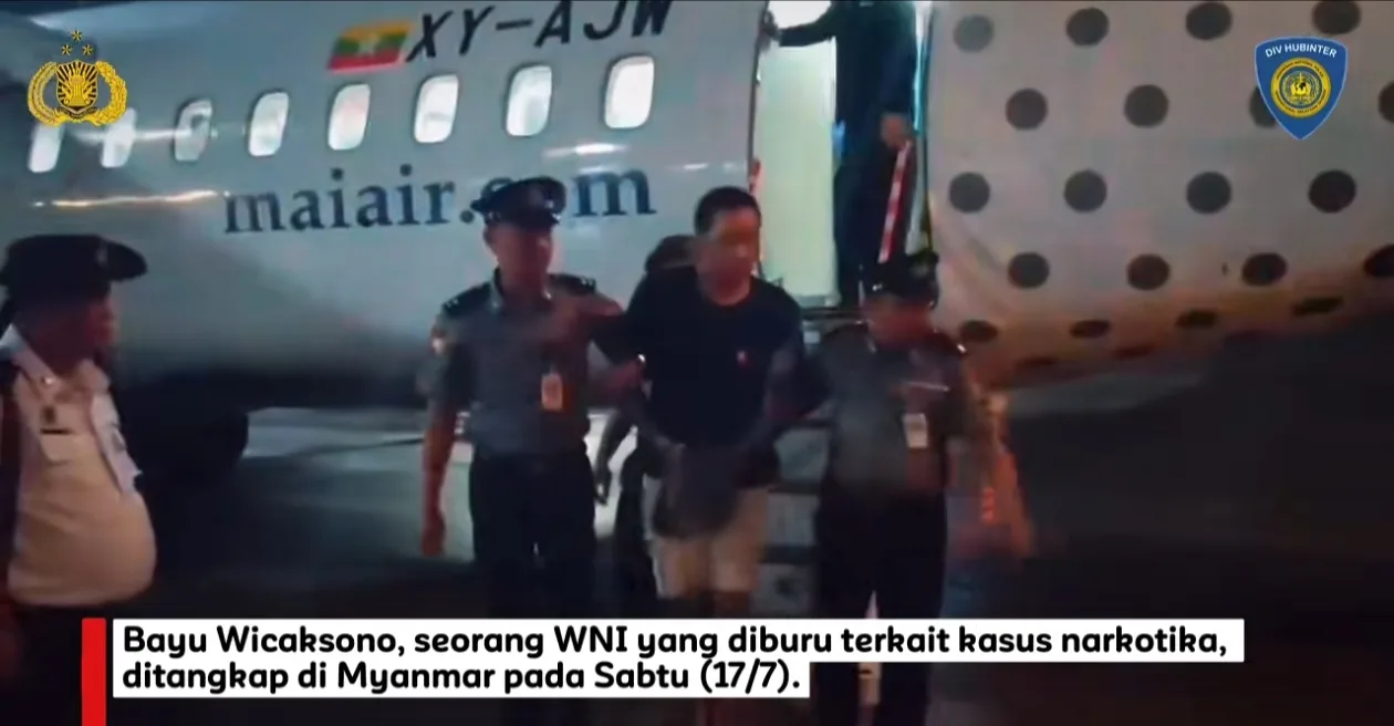 Dua Tahun Buron, Gembong Narkoba Bayu Wicaksono Ditangkap di Tachileik Myanmar
