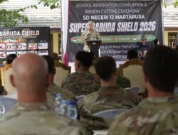 Dankodiklat TNI Resmikan Renovasi SDN 12 Martapura, Wujud Nyata Kepedulian Lewat Super Garuda Shield 2026
