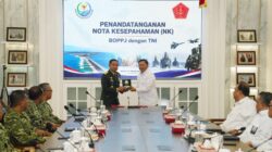 Panglima TNI Tandatangani Nota kesepahaman Dengan Kepala Badan Otorita Pengelola Pantai Utara Jawa