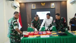 TNI Gagalkan Penyelundupan 16,4 Kilogram Sabu di Perbatasan RI-Malaysia
