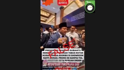 Klarifikasi Klaim Program Promo Motor Murah oleh Prabowo