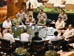 Pertemuan Panglima TNI dan Kapolri dengan Presiden Prabowo