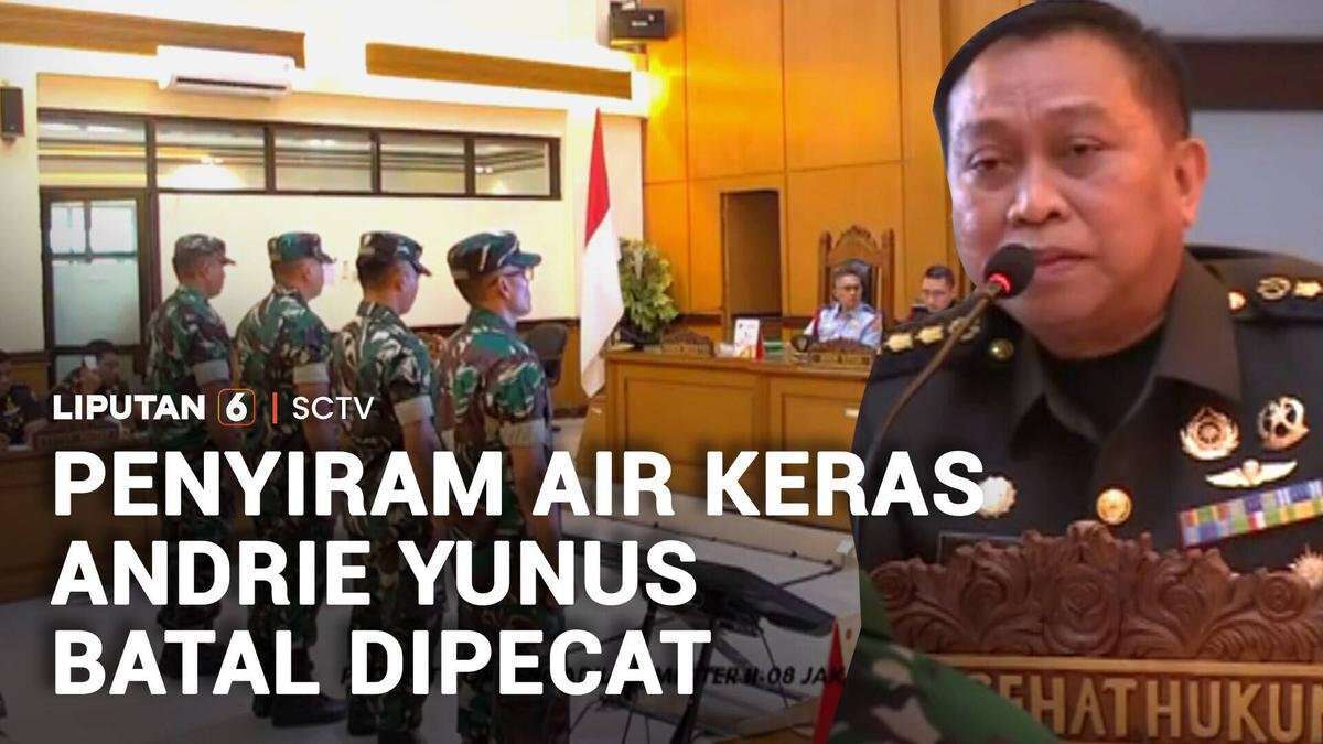 Keputusan Majelis Hakim Terkait Kasus Penyiraman Air Keras Andrie Yunus