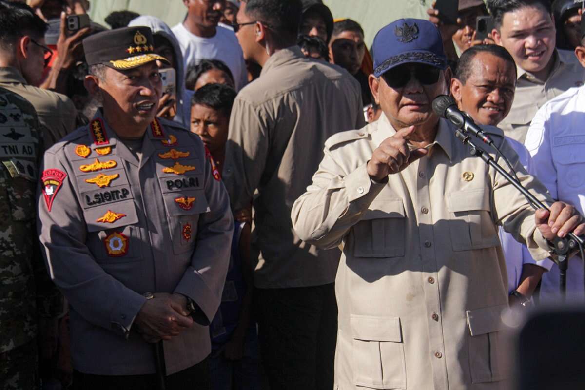 Permintaan Laporan Penanganan Gempa Flores oleh Presiden Prabowo