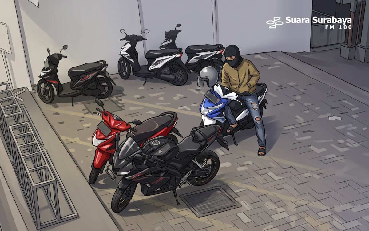 Daftar Sepeda Motor yang Hilang di Surabaya