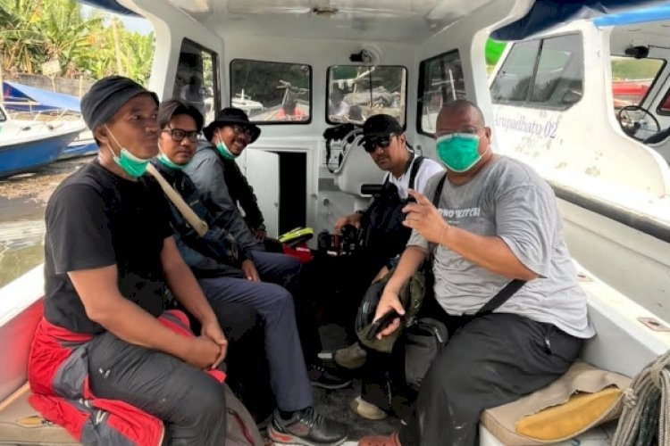 Upaya Pencarian Jurnalis Hilang di Perairan Selat Sunda