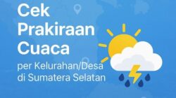 Informasi Prakiraan Cuaca Terbaru di Sumatera Selatan