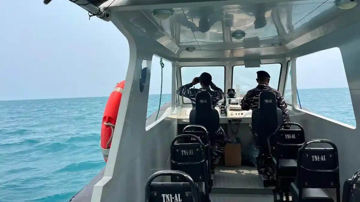 Pencarian Jurnalis Hilang di Selat Sunda