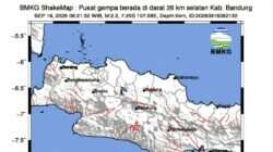 Guncangan Ringan Terasa di Bandung