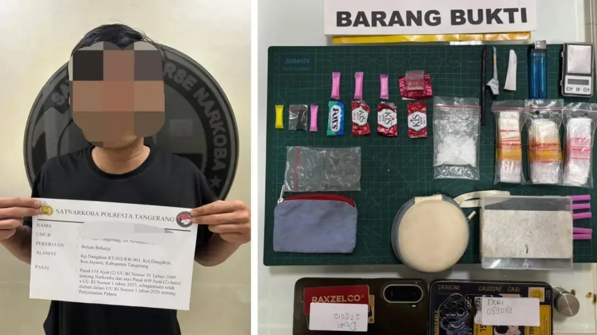 Penangkapan DPO Narkoba di Tangerang: Polisi Amankan Puluhan Gram Sabu