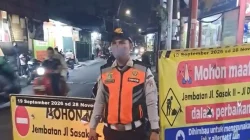 Rekayasa Lalu Lintas di Kebon Jeruk Akibat Pembangunan Jembatan