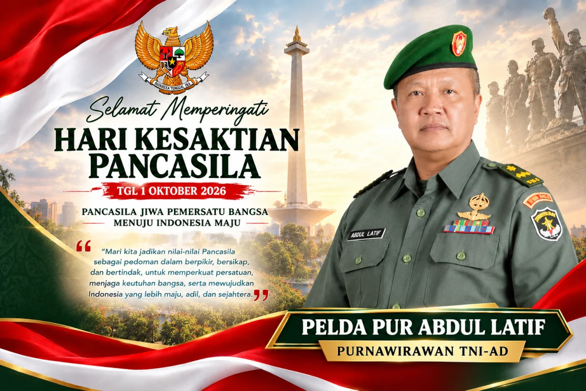 1 Oktober 2026, Pelda Pur Abdul Latif Ajak Masyarakat Perkuat Persatuan