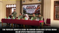 Lindungi Kesehatan Warga dari Dampak Karhutla, Tim Penyuluh Sesko TNI Gencarkan Edukasi