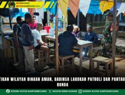 Pastikan Wilayah Binaan Aman, Babinsa Lakukan Patroli dan Pantau Pos Ronda
